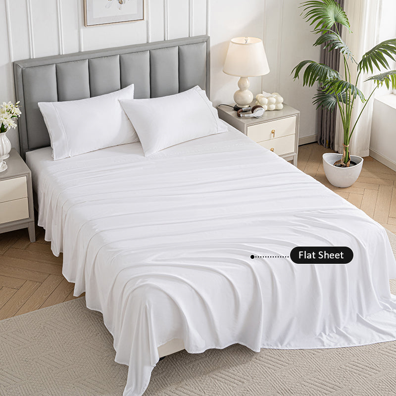 Green Egyptian Cotton Flat Sheet TARHUS Flat Sheet