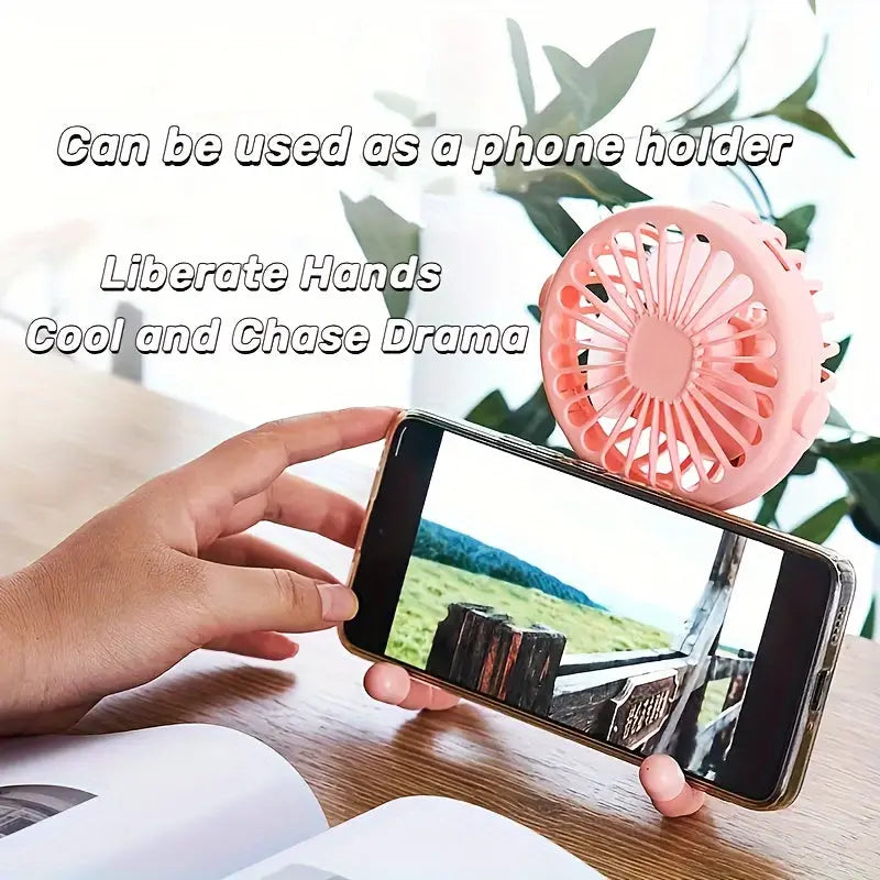 Portable USB Rechargeable Octopus Fan – Flexible Handheld Electric Mini Fan for Desk TARHUS Electronics & Gadgets