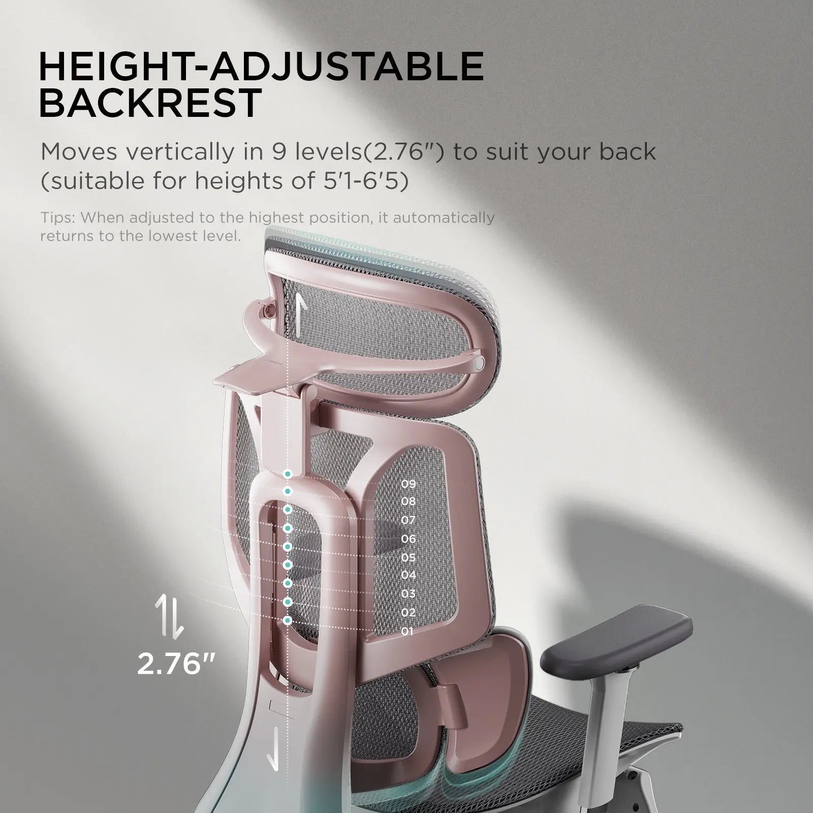 Pro Ergonomic Chair with Footrest - TARHUS