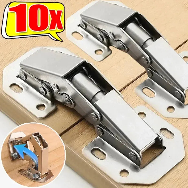 10 PCS Soft Close Cabinet Hinges – Concealed Hydraulic Hinges for Kitchen Cupboards & Furniture Doors - TARHUS