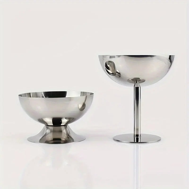Stainless Steel Ice Cream Cup | Elegant Dessert Bowl for Sweets TARHUS Kitchen & Dining