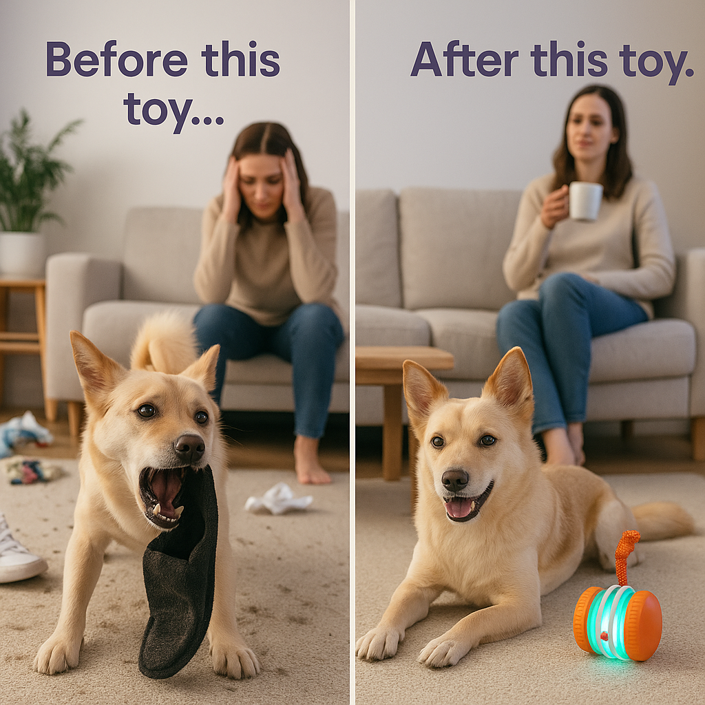 Interactive Dog Toy | Smart Rolling Ball for Active Pets TARHUS Pets