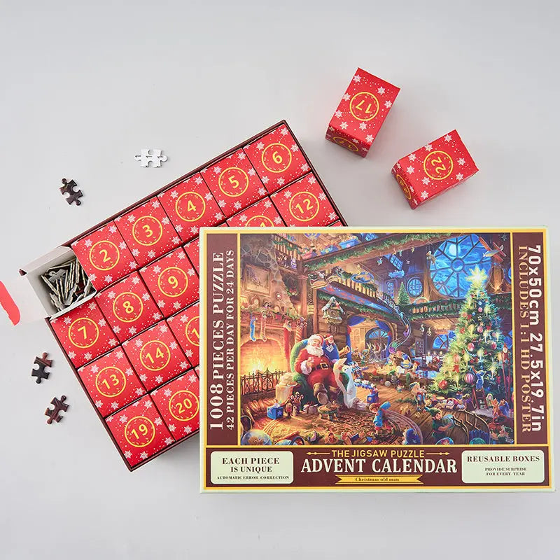 Advent Calendar Christmas Jigsaw Puzzles - TARHUS