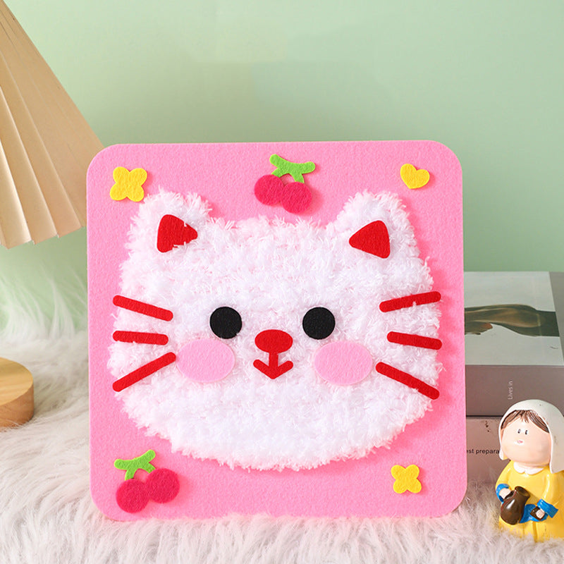 StitchJoy | DIY Embroidery Doll Set – Kids Craft Kit with Safe Tools & Colorful Yarn TARHUS Children's Toys