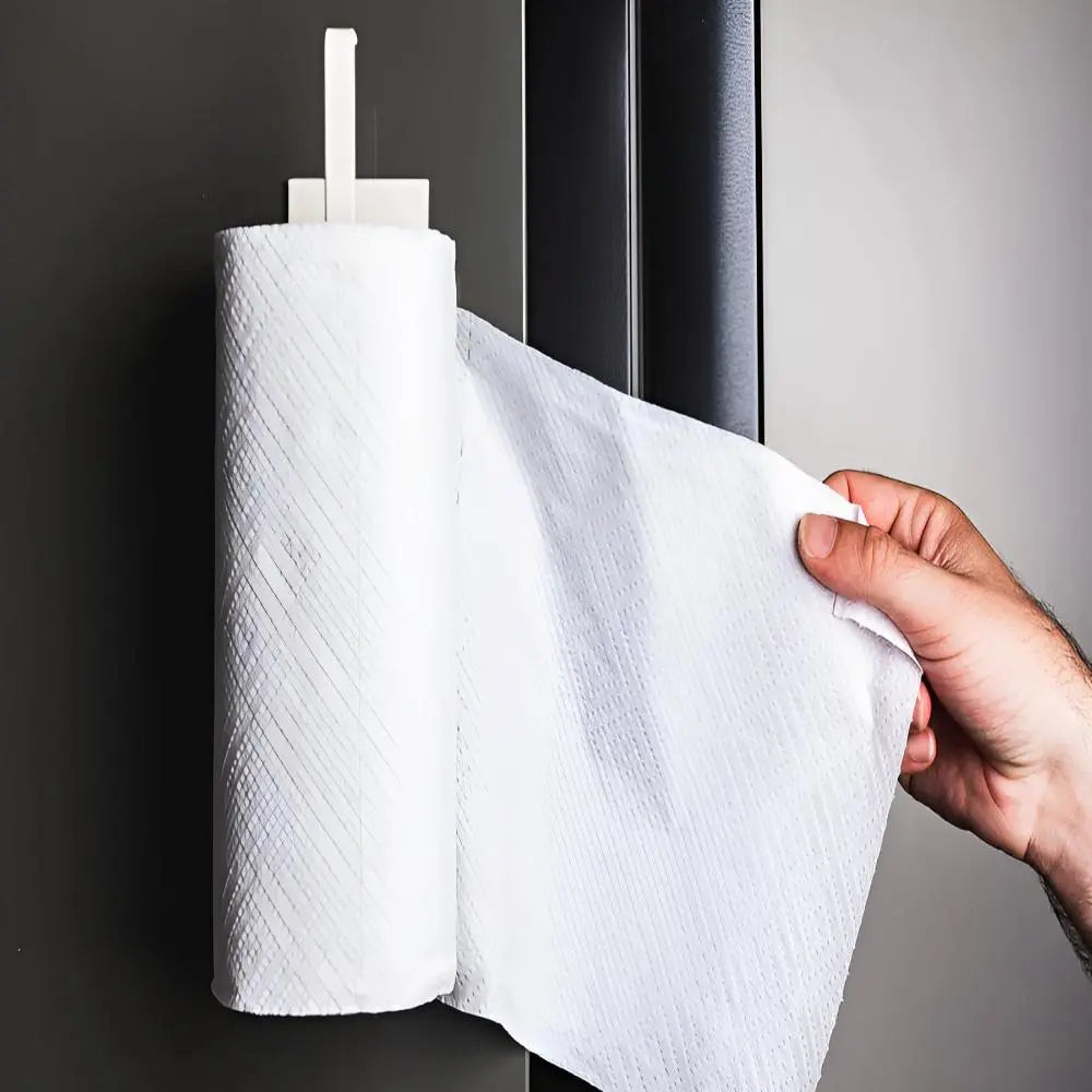 Wall-Mounted Paper Towel Holder | Space-Saving Adhesive Design TARHUS Kitchen Accessories