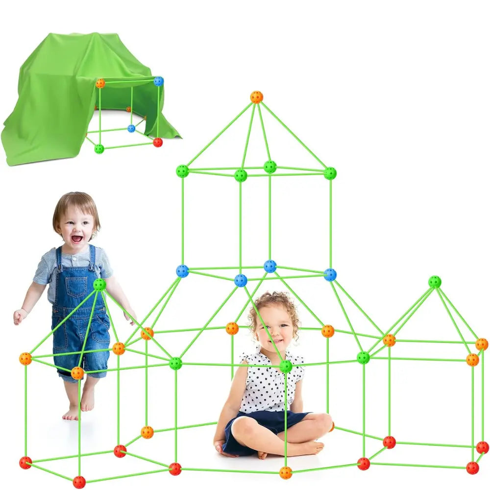 TinyBuilders | Childrens Fort Building Kit - TARHUS