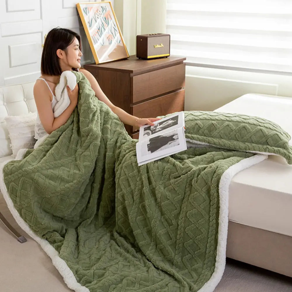 CozyNest Sherpa Blanket - TARHUS