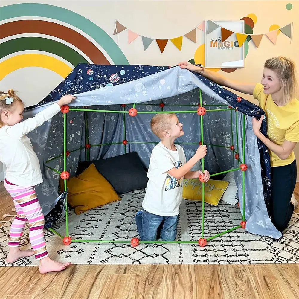 TinyBuilders | Childrens Fort Building Kit - TARHUS