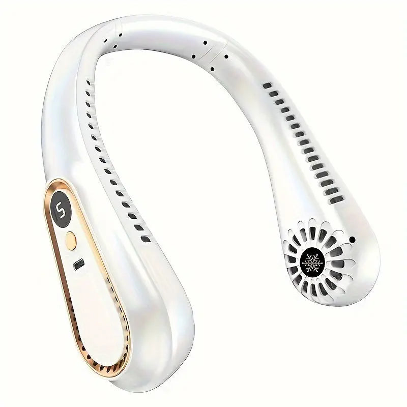 Portable USB Neck Fan – Super Ice Cooling, Adjustable Personal Fan for Summer TARHUS Electronics & Gadgets