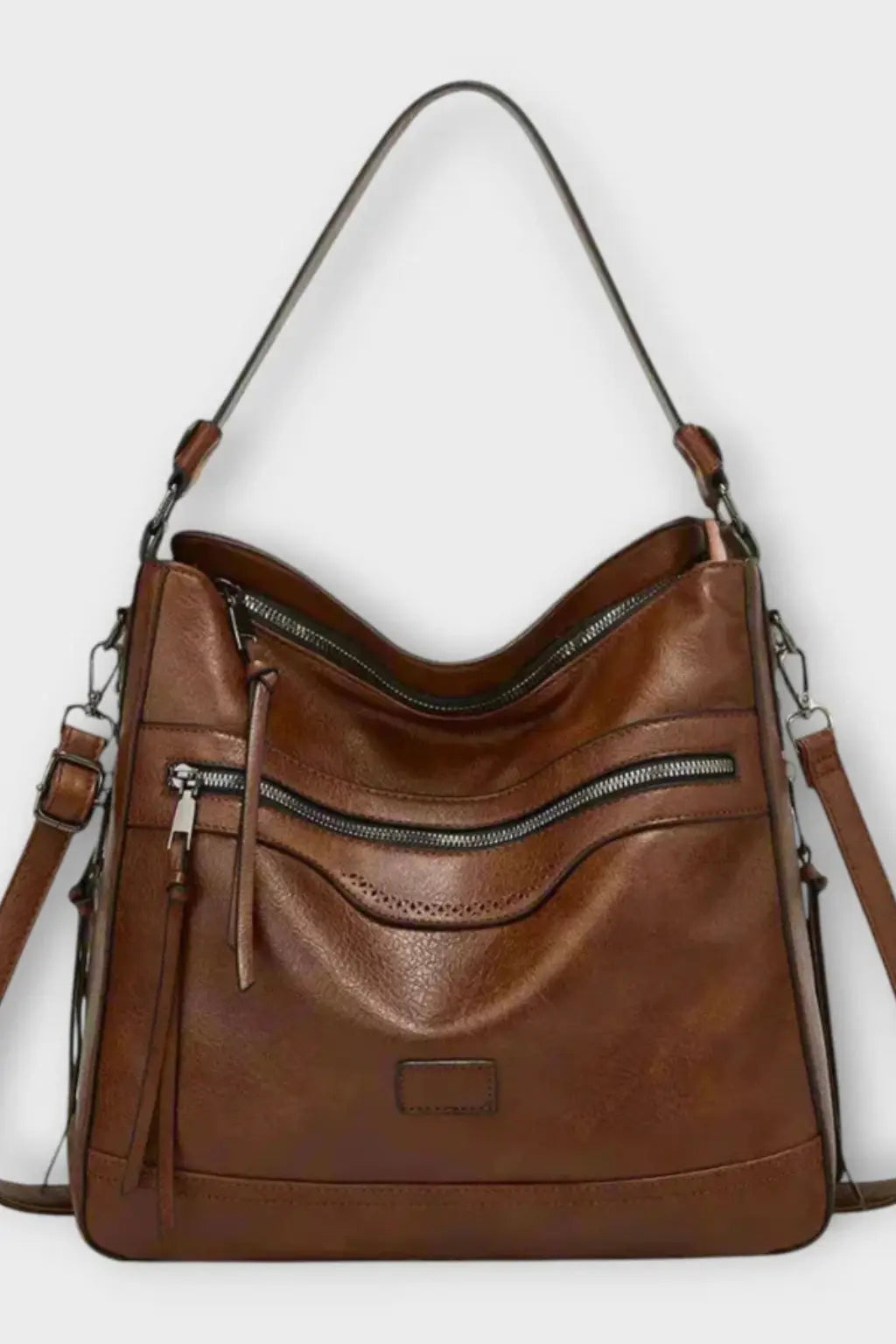 Ardelle | Women Zip Detail Slouchy Shoulder Bag TARHUS