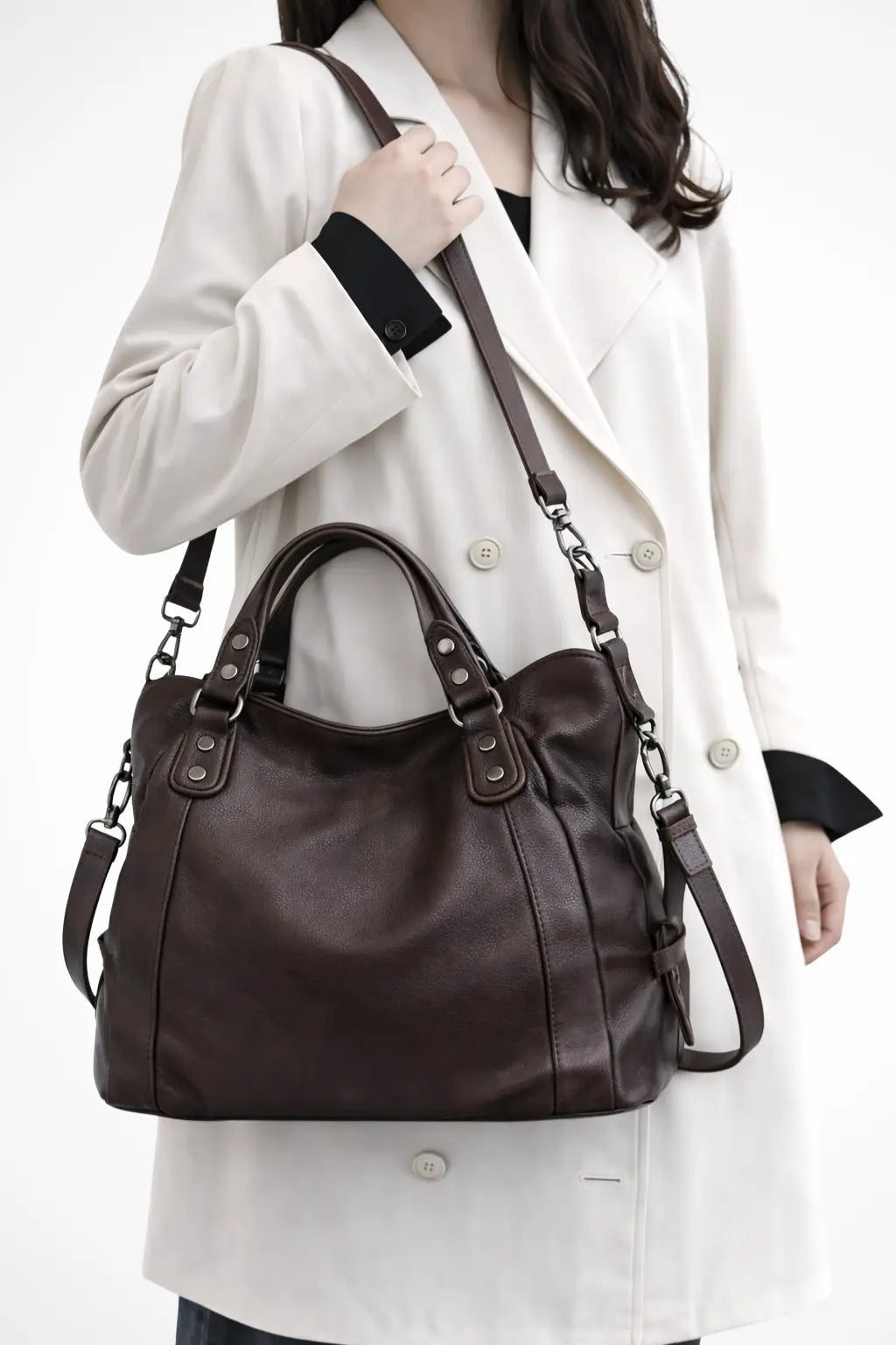 Elowen | Women Stud Detail Shoulder Bag TARHUS