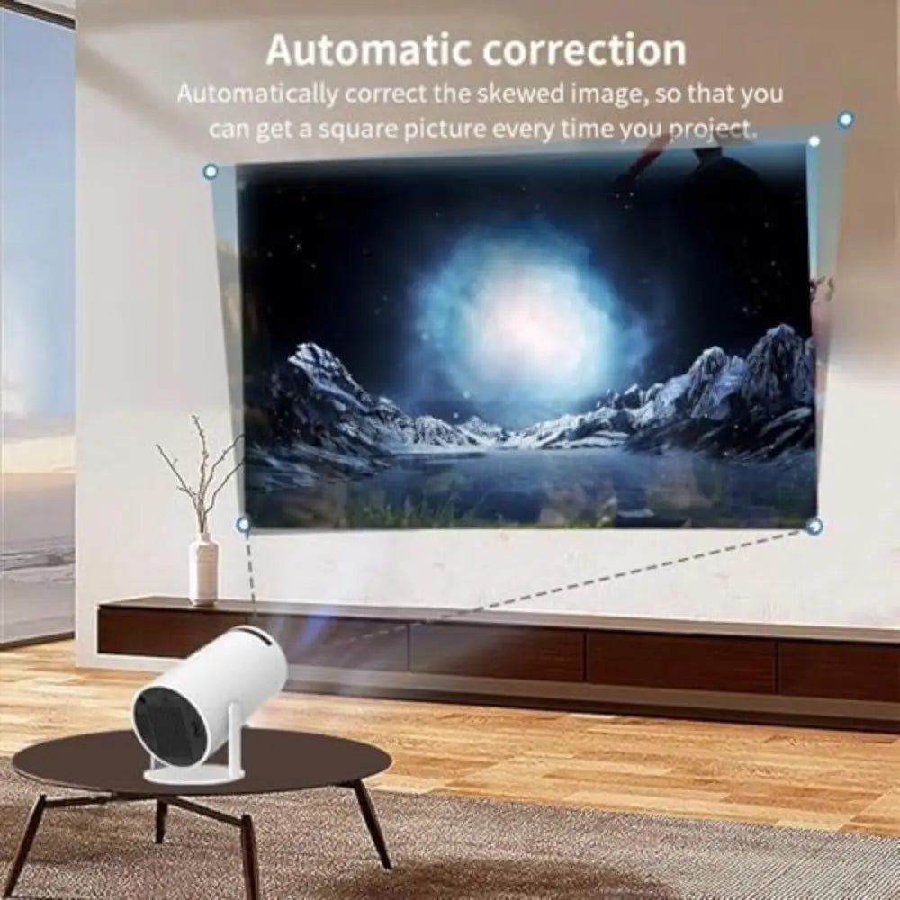 VistaCube Wireless Movie Projector - Portable Home Cinema - TARHUS
