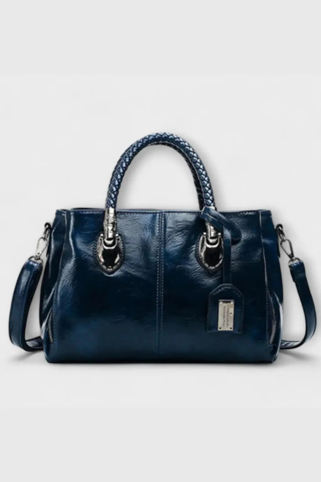 Valencia | Women Braided Handle Structured Handbag TARHUS