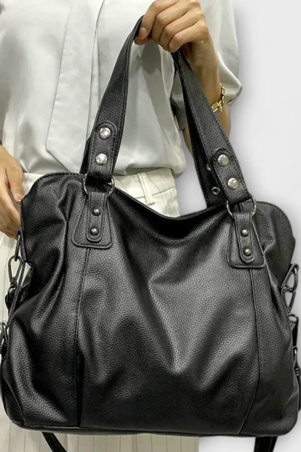 Elowen | Women Stud Detail Shoulder Bag TARHUS