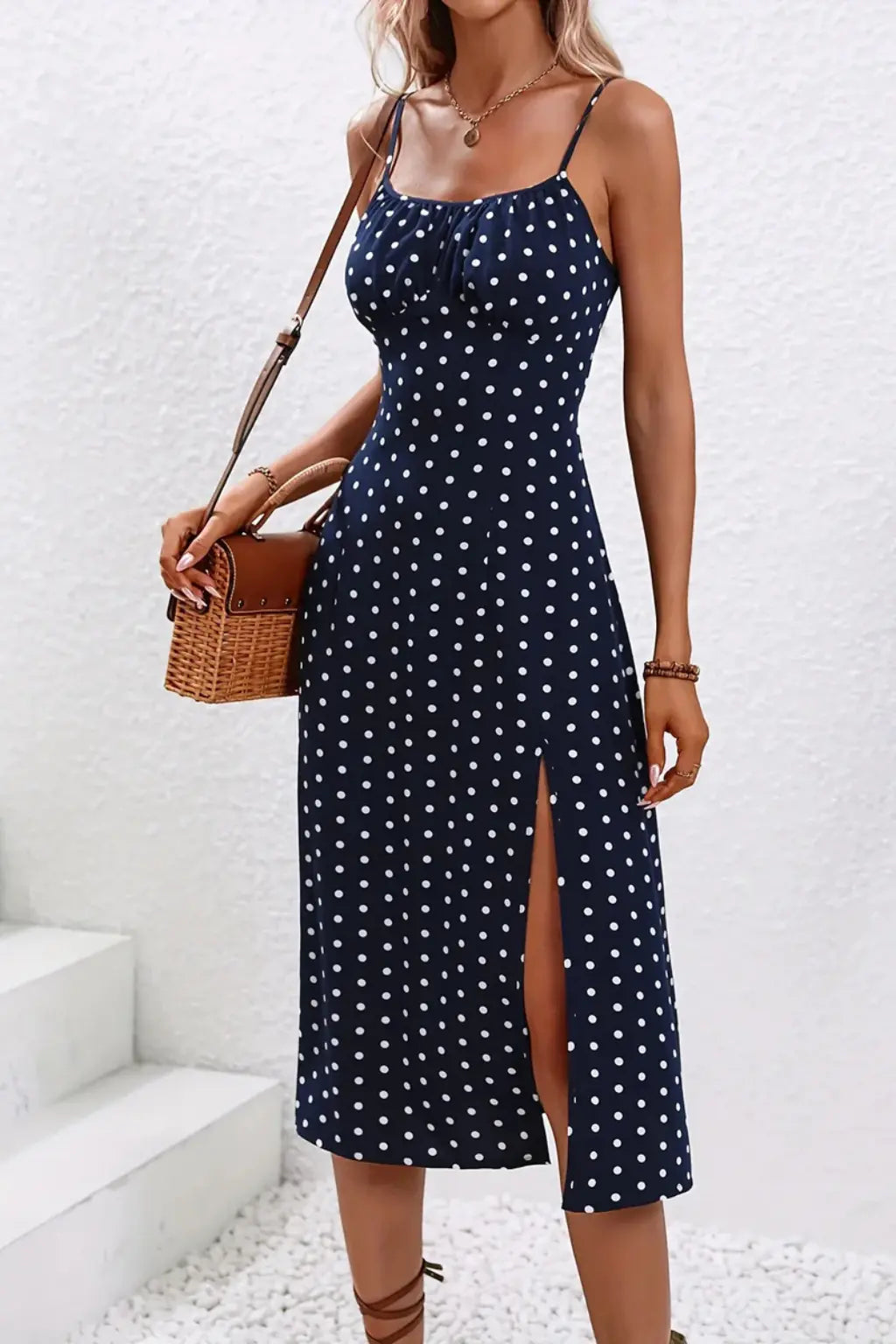 Charlotte | Women Floral Sleeveless Summer Boho Midi Dress TARHUS