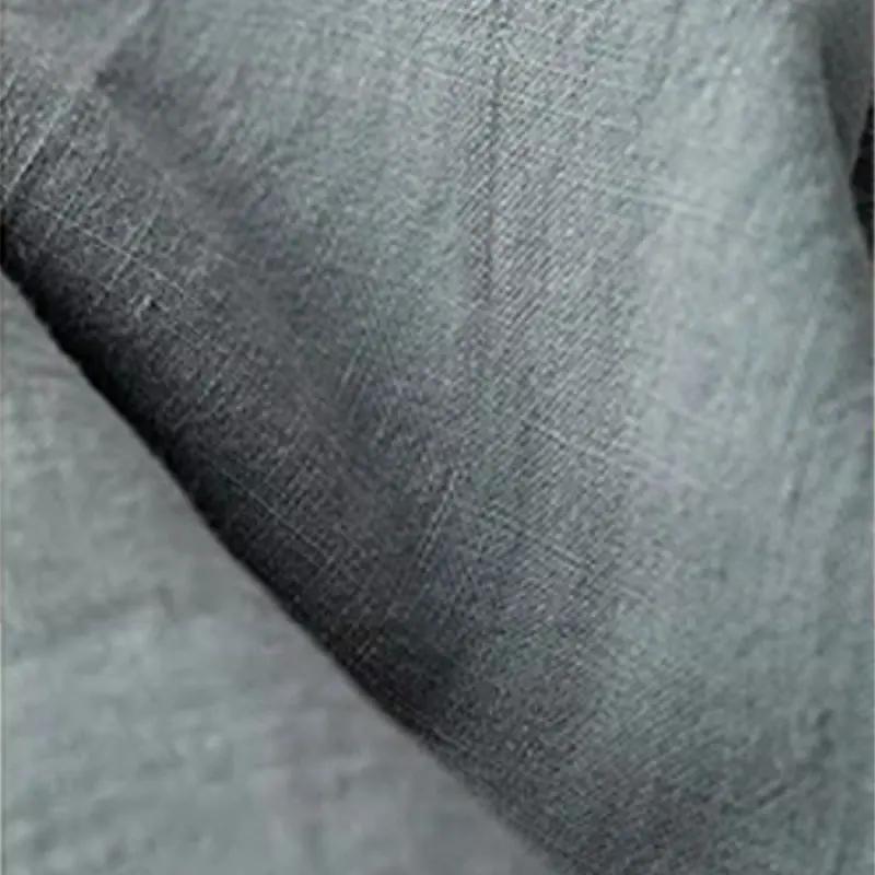 Buddha Stones Casual Solid Color Cotton Linen Drawstring Women's Pants With Pockets - TARHUS