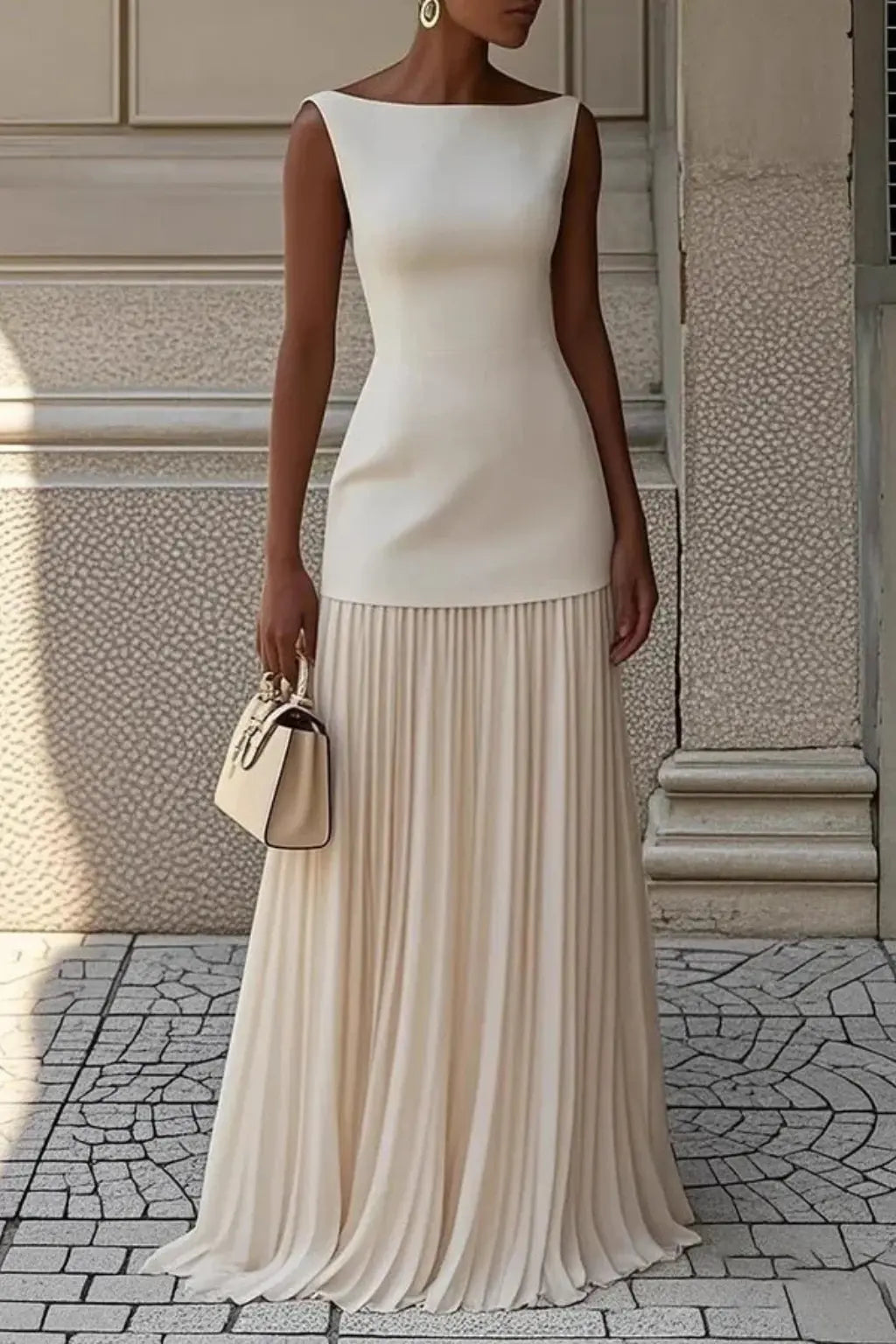 Eline | Women Elegant Pleated Formal Maxi Dress TARHUS