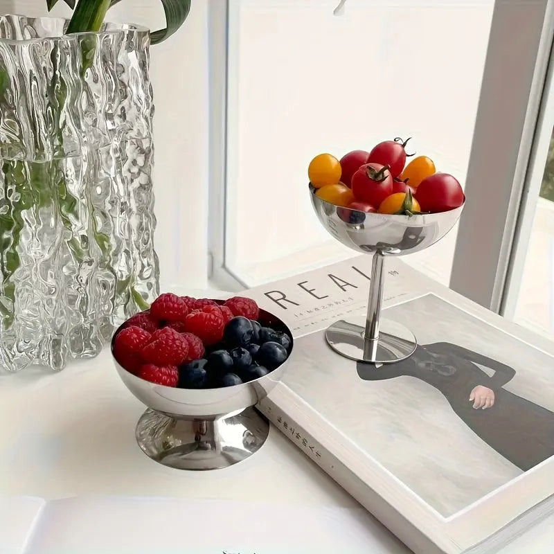 Stainless Steel Ice Cream Cup | Elegant Dessert Bowl for Sweets TARHUS Kitchen & Dining