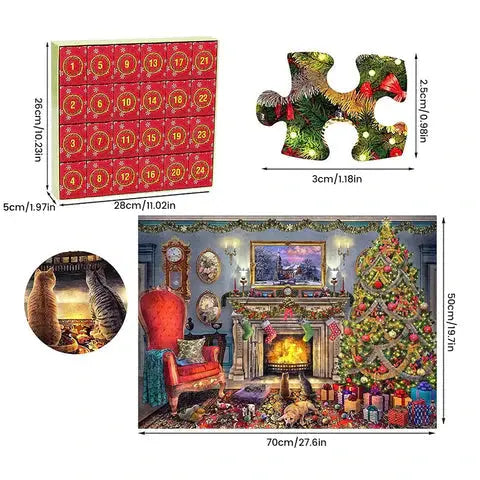 Advent Calendar Christmas Jigsaw Puzzles - TARHUS