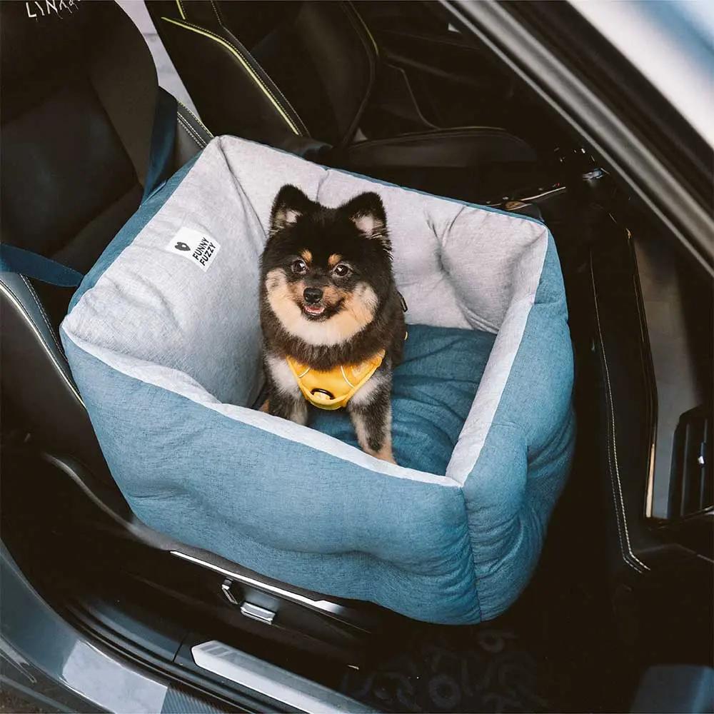 Travel Protection Booster Waterproof Elevated & Thickened Dog Car Seat Bed - TARHUS