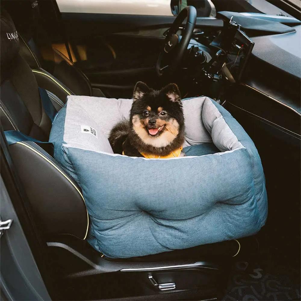 Travel Protection Booster Waterproof Elevated & Thickened Dog Car Seat Bed - TARHUS