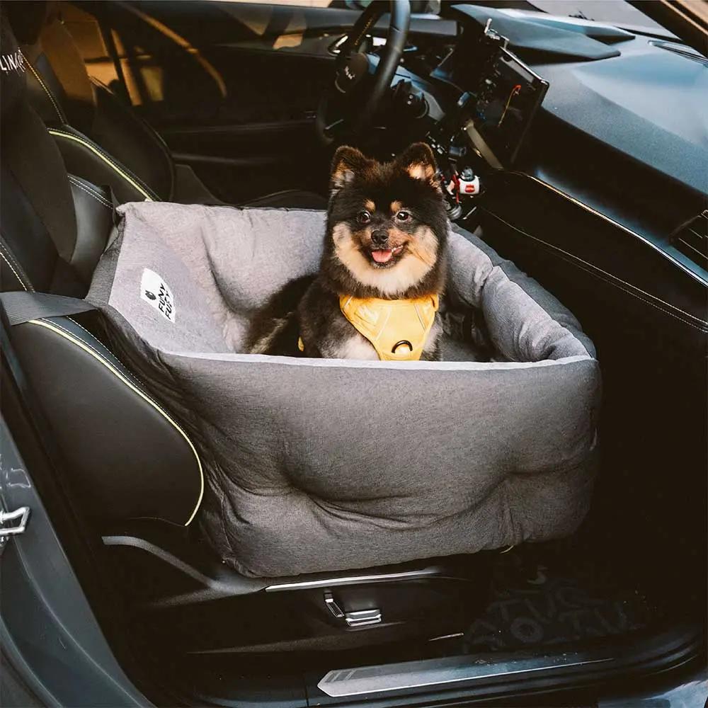 Travel Protection Booster Waterproof Elevated & Thickened Dog Car Seat Bed - TARHUS