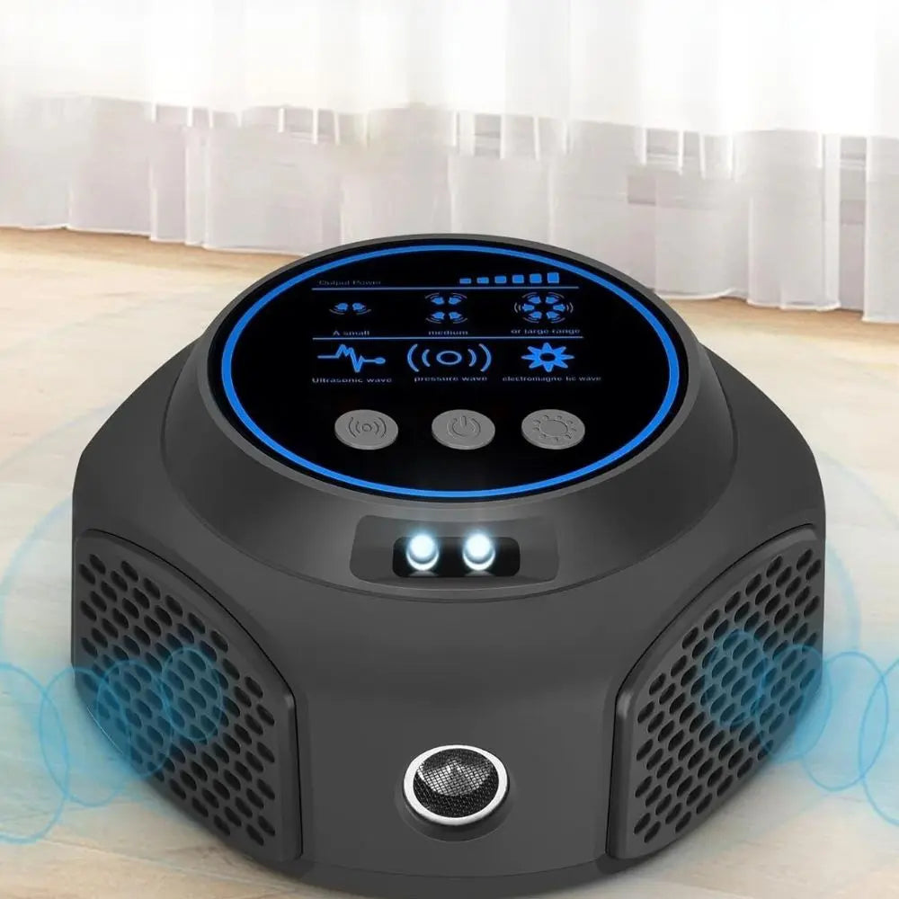360° Ultrasonic Pest Repeller – Indoor Rodent & Insect Deterrent with Multi-Frequency Sonic Waves - TARHUS