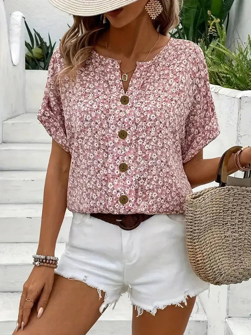 Amelia | Wildflower Notch Blouse TARHUS Default