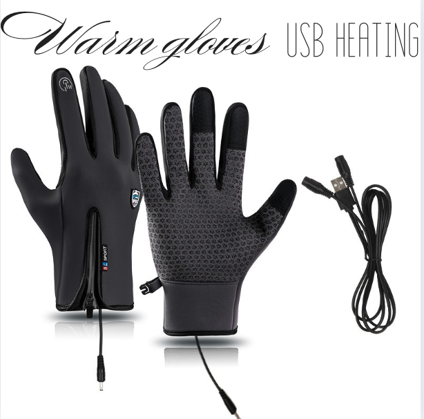 Outdoor Heated Gloves | Windproof & Waterproof – Plus Velvet Warmth TARHUS Care & Health