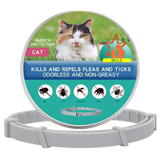 Flea and Tick Control Collar – Cats and Dogs 8 Months Protection - TARHUS