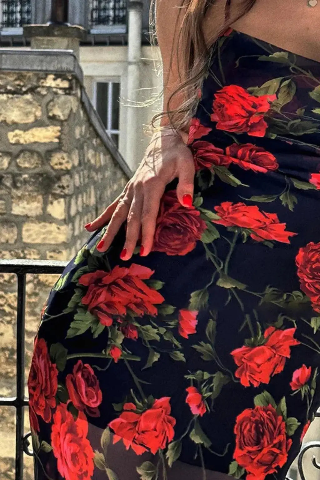 Elara | Women Floral Spaghetti Strap Maxi Summer Wedding Dress TARHUS