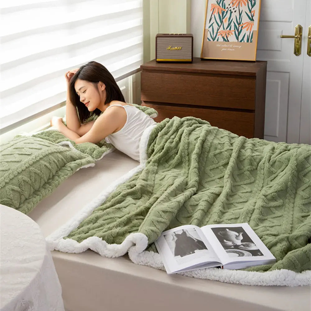 CozyNest Sherpa Blanket - TARHUS