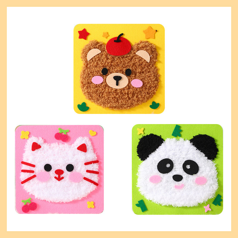 StitchJoy | DIY Embroidery Doll Set – Kids Craft Kit with Safe Tools & Colorful Yarn TARHUS Children's Toys