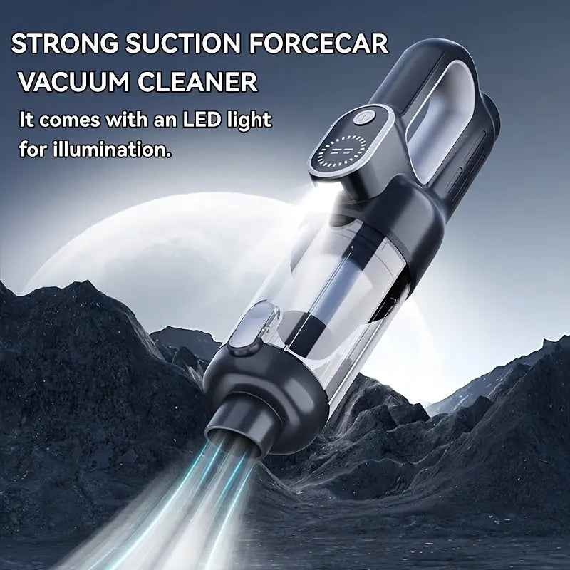 Cordless Car Vacuum Cleaner – Handheld Rechargeable Vacuum with Powerful Suction - TARHUS
