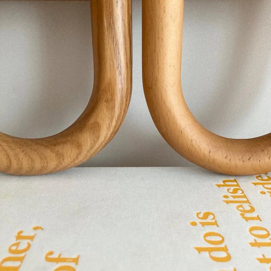 Modern Original Solid Wood Pleated Semi-Circle 1-Light Wall Sconce Lamp - TARHUS