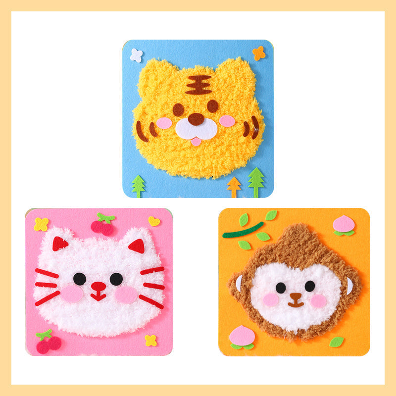 StitchJoy | DIY Embroidery Doll Set – Kids Craft Kit with Safe Tools & Colorful Yarn TARHUS Children's Toys