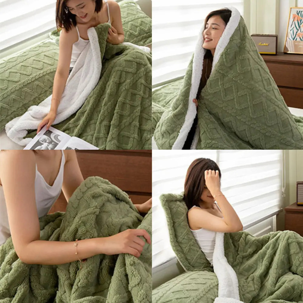 CozyNest Sherpa Blanket - TARHUS