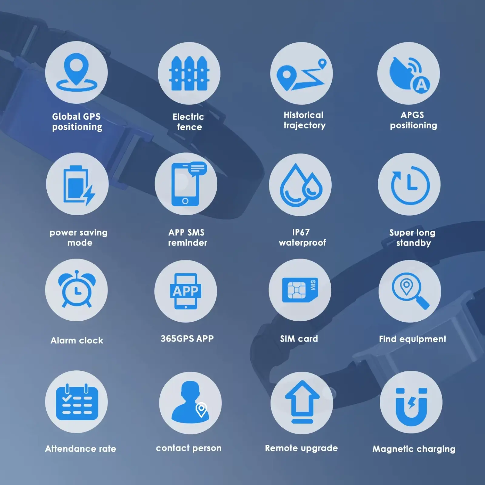 4G GPS Pet Tracker Collar – Waterproof Smart Locator for Cats & Dogs | Realtime Tracking with Free App (iOS & Android) - TARHUS