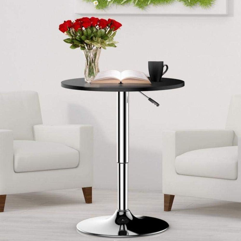 Outdoor Bistro Table and Chairs Set – 2-Piece Raised Pub Patio Set with Round Table, Weather-Resistant Design - TARHUS