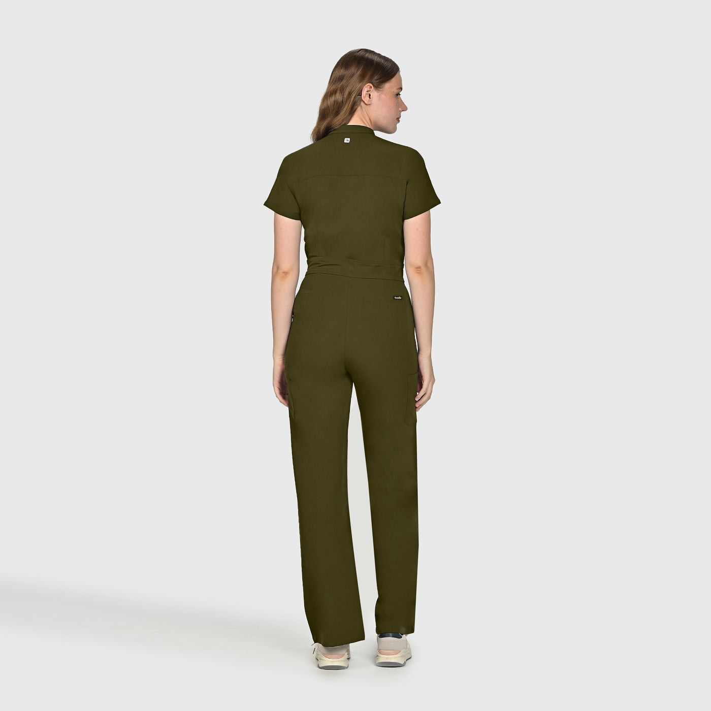 Nova Scrubs Jumpsuit | Cargo Wide Leg Design – Functional, Flattering & Effortless TARHUS Women Jumpsuits