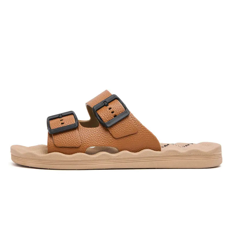 Delmar | Comfort Slides – Adjustable Dual-Strap Sandals with Ergonomic Sole TARHUS Men Shoes