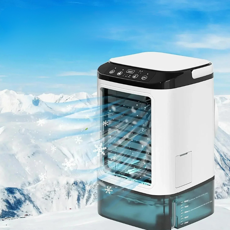 Frostiva | Portable Air Conditioner – 3-Speed Mini AC with Ultrasonic Dual Mist Cooling & LED Light TARHUS Air cooler