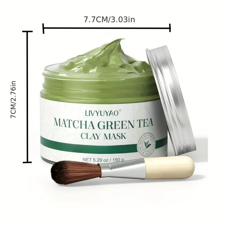 Matcha Green Tea Clay Mask – Cleansing & Moisturizing - TARHUS