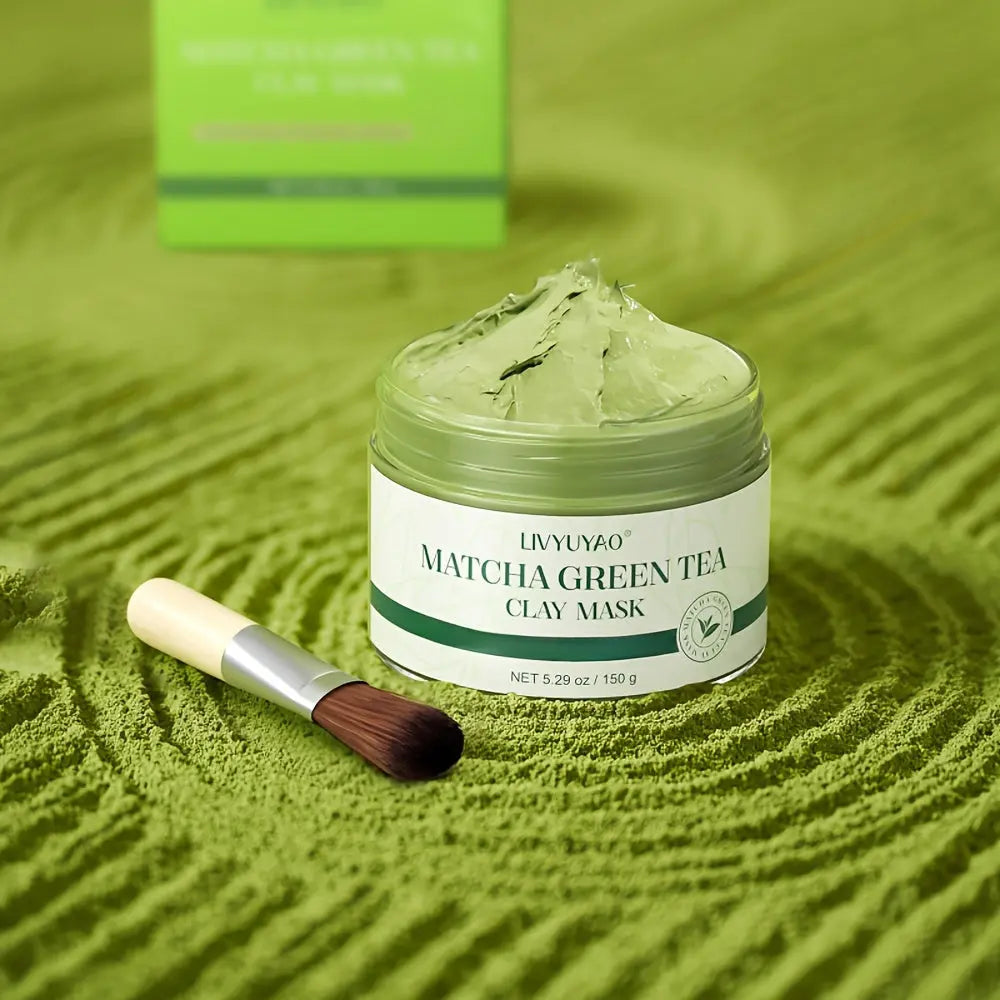 Matcha Green Tea Clay Mask – Cleansing & Moisturizing - TARHUS