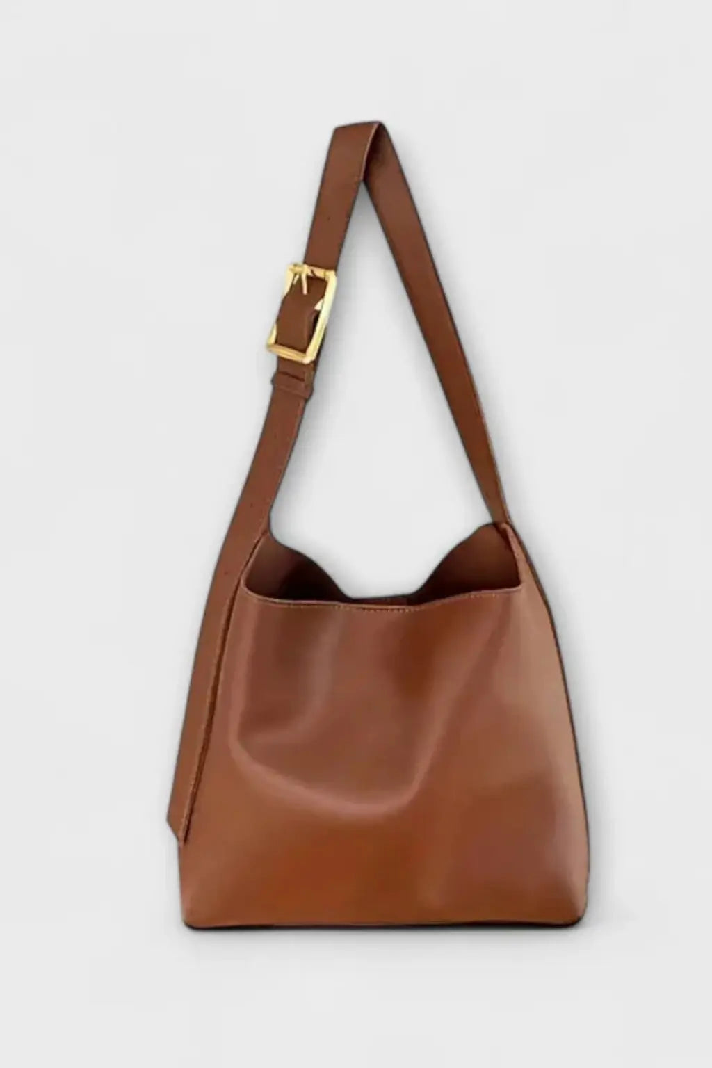 Lorne | Women Slouchy Gold Buckle Strap Shoulder Bag TARHUS