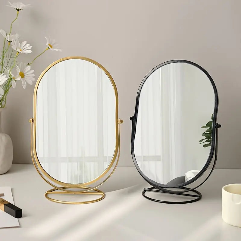LumaSpin - Portable Rotating Makeup Mirror - TARHUS