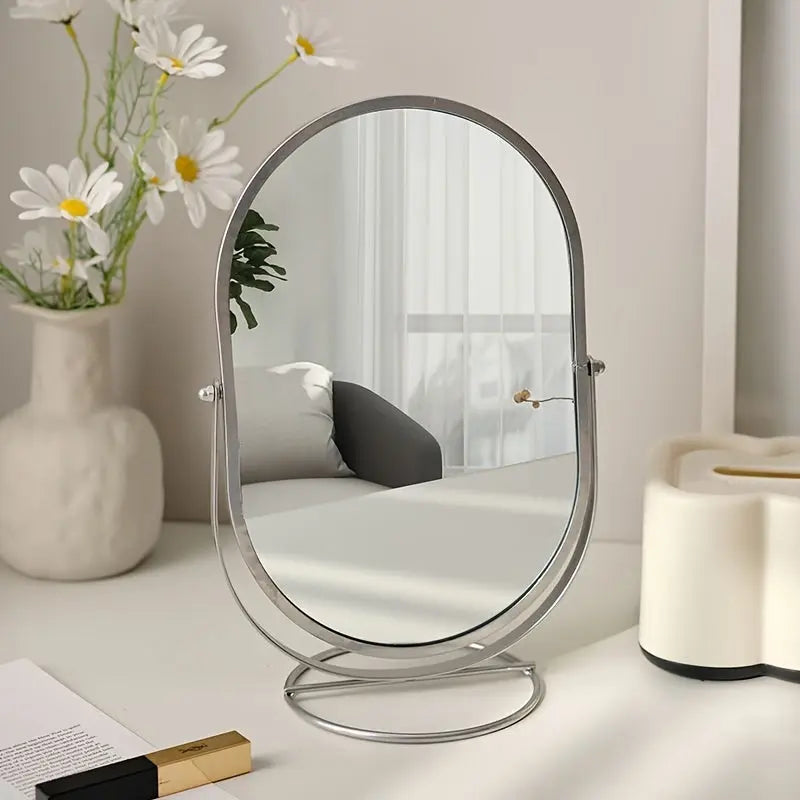 LumaSpin - Portable Rotating Makeup Mirror - TARHUS