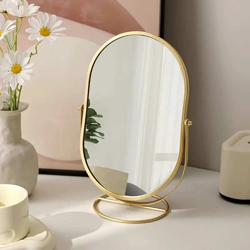 LumaSpin - Portable Rotating Makeup Mirror - TARHUS