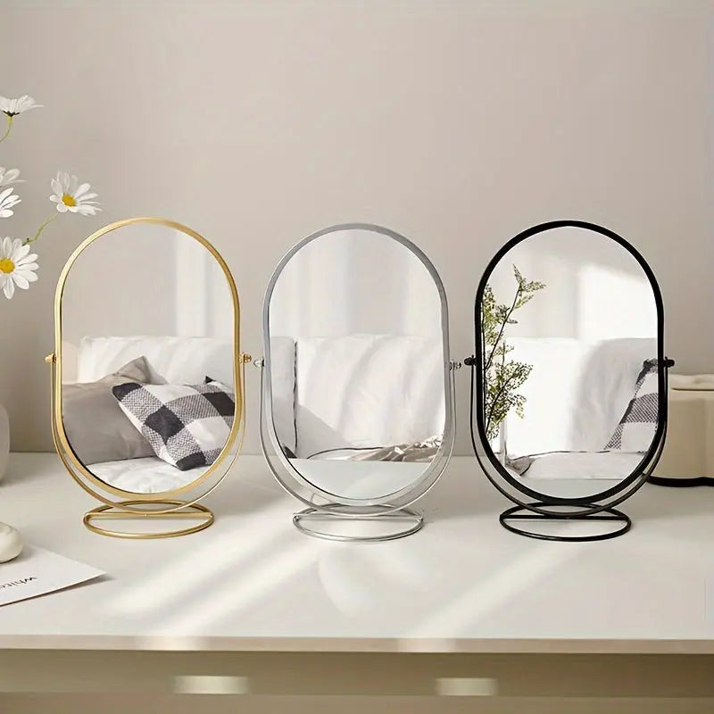LumaSpin - Portable Rotating Makeup Mirror - TARHUS