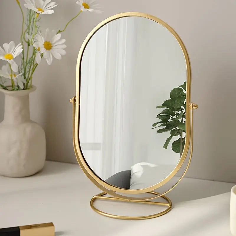 LumaSpin - Portable Rotating Makeup Mirror - TARHUS